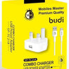 Budi Premium Combo Charger USB-C Power Adapter for Smart Phones – SP-TC21A